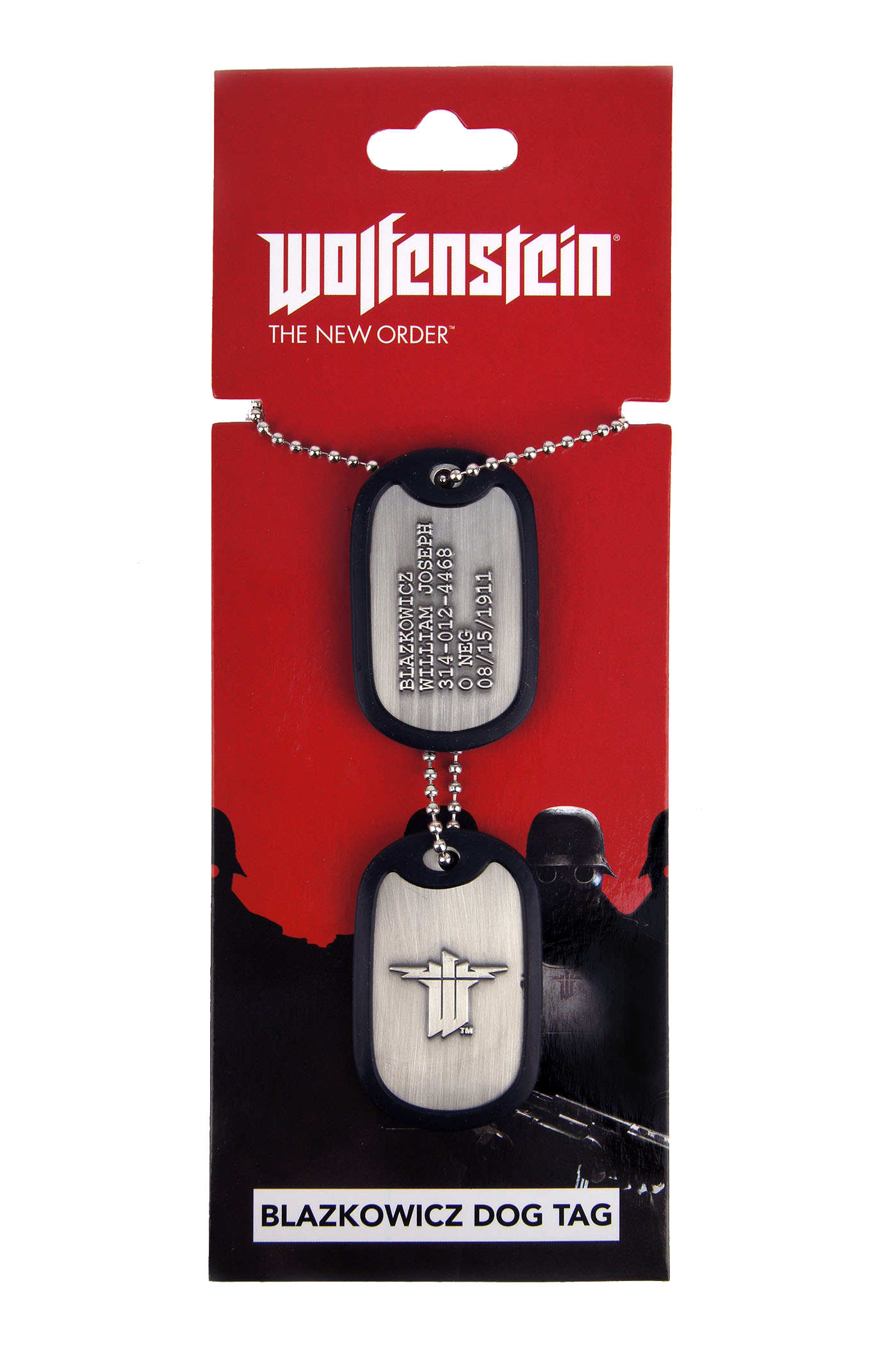 Wolfenstein Blazkowicz Dog Tags 