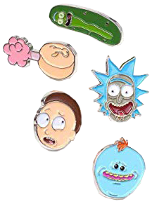 Rick And Morty Emaille-Pin (1/6)