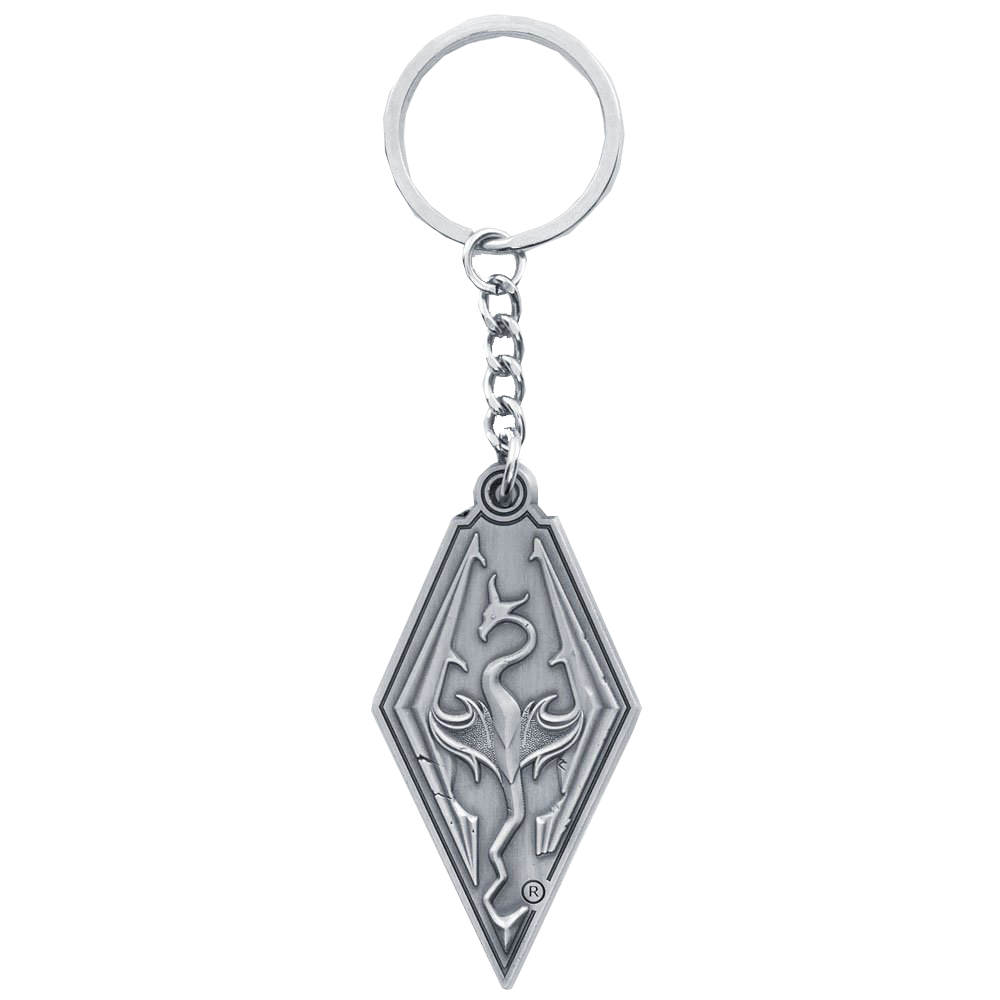 The Elder Scrolls V: Skyrim Schlüsselanhänger mit Drachensymbol