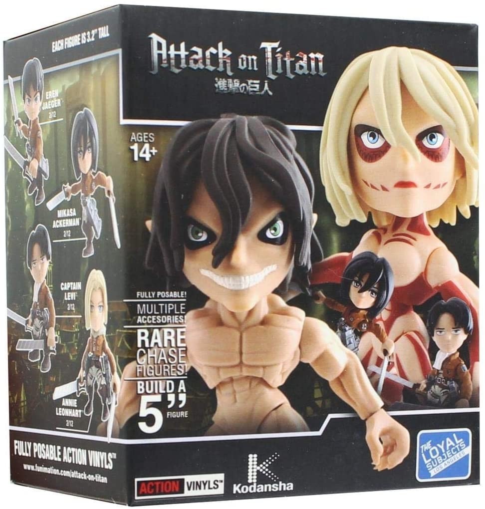 Attack on Titan Action Vinyls Minifigur Wave 1 Blind Box