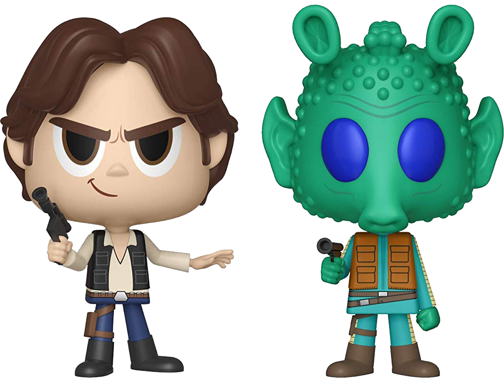 Funko VYNL Vinyl Figuren Doppelpack Star Wars: Han Solo & Greedo