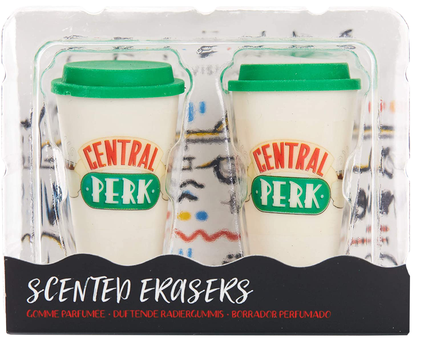 Friends Central Perk Radiergummis mit Kaffeeduft 