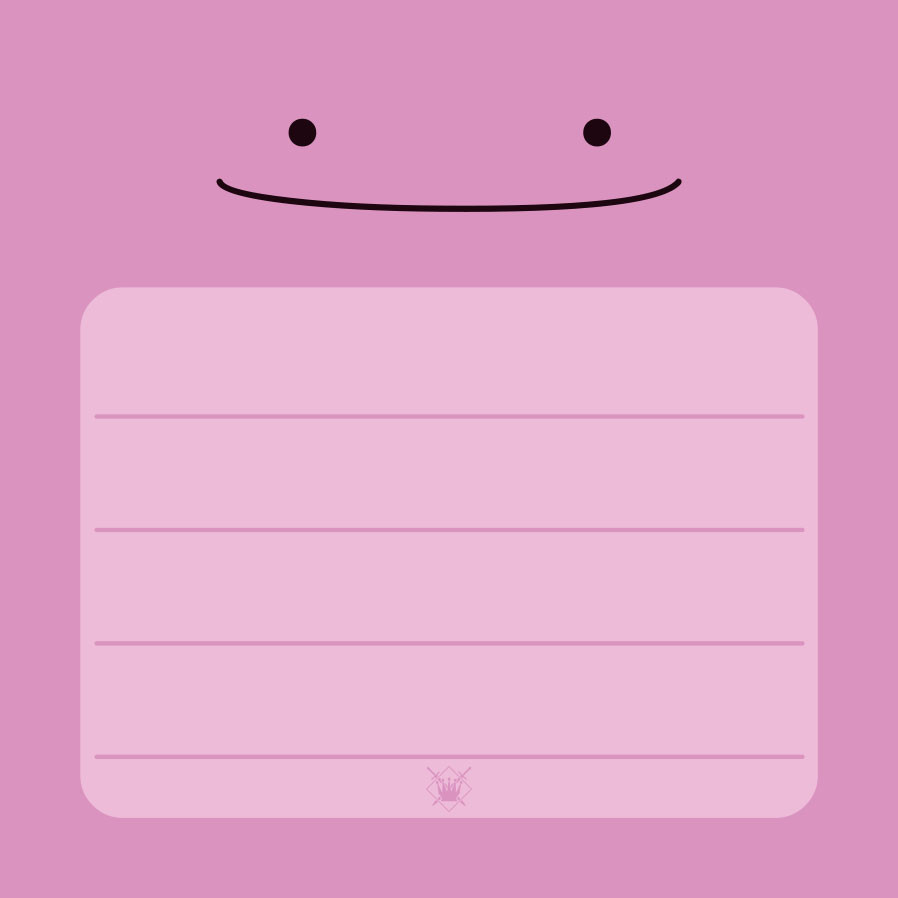 Pink-Monster Post-It Block