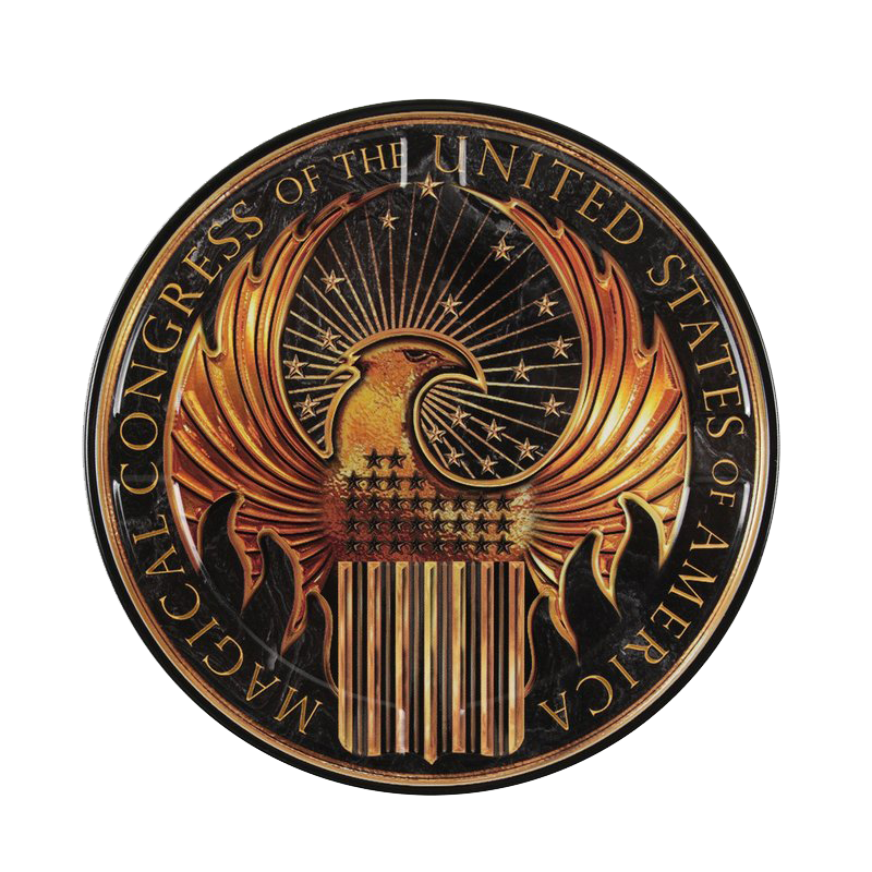 Fantastic Beasts Filmdose „Macusa“ Logo