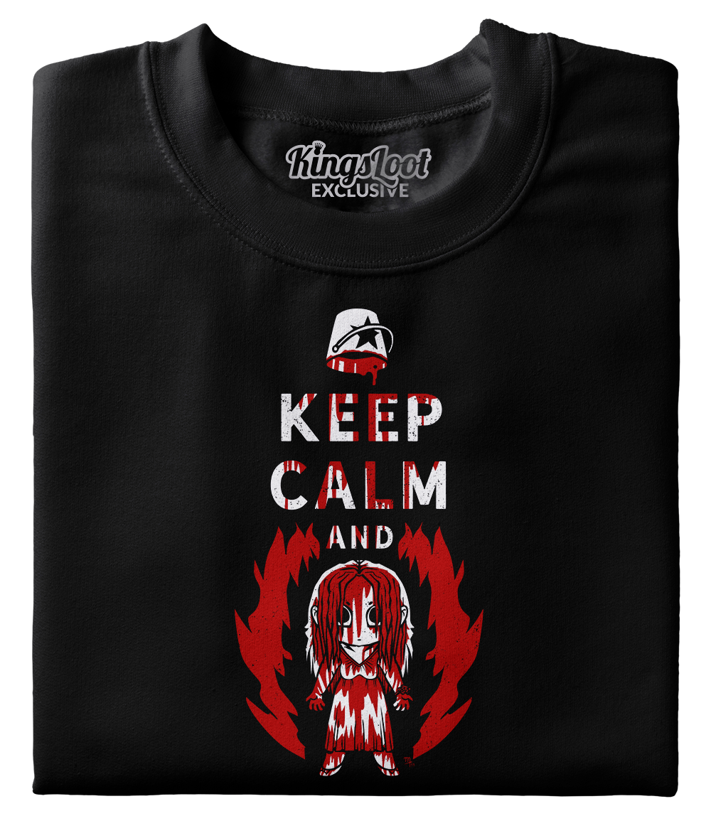 „Keep Calm And Carrie On“ Premium T-Shirt