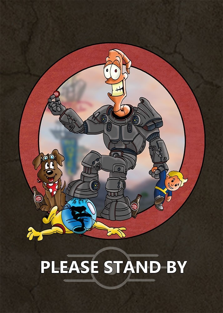 „Jims Fallout“ Premium Artprint