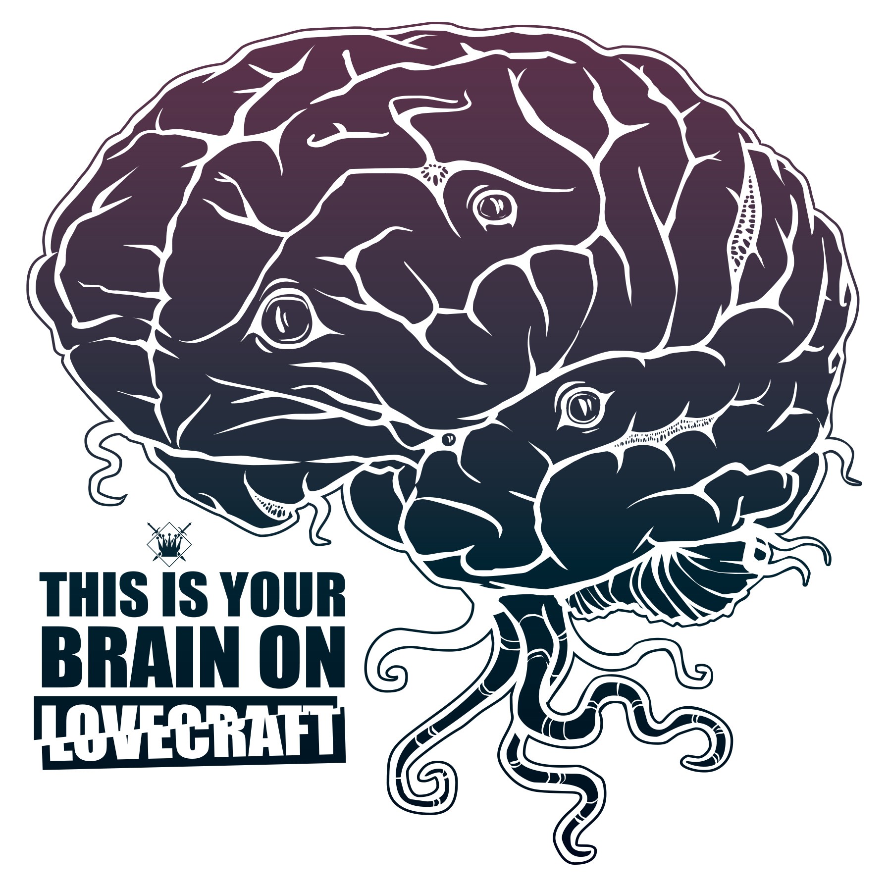 „Lovecraft Brain“ KingsLoot-Sticker