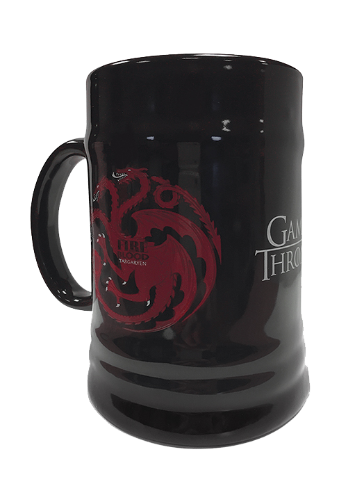 Game of Thrones Haus Targaryen Keramik Krug