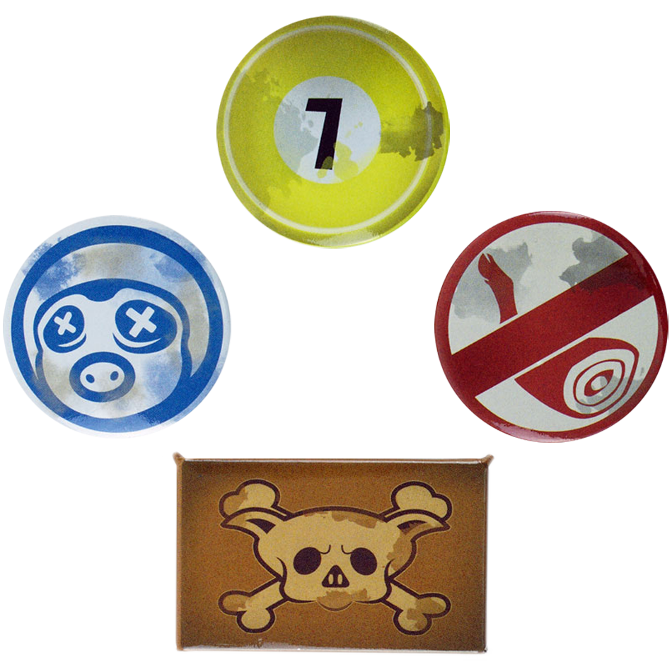 Overwatch Roadhog Button-Set