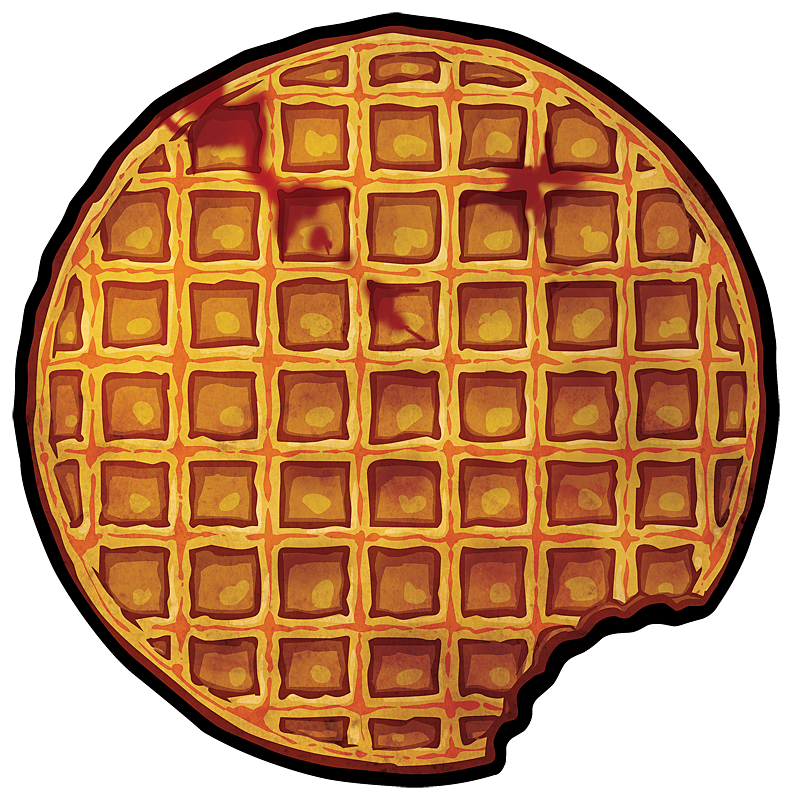 KingsGlass „Bloody Bitten Waffle“