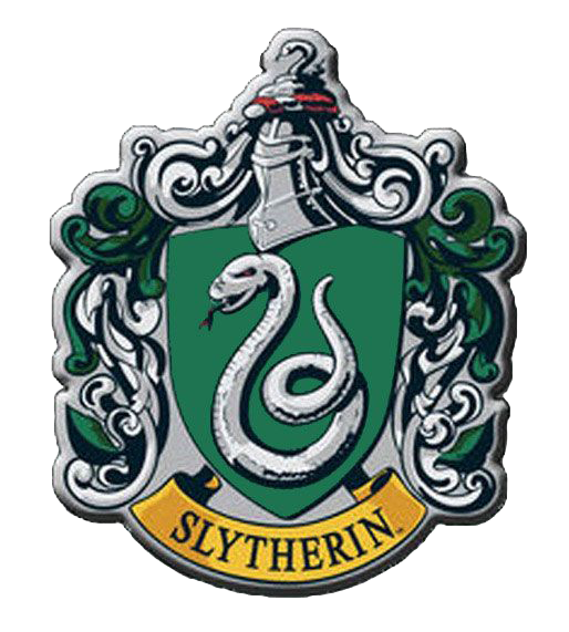 Harry Potter neu ovp. mit magnetischer Rückwand Slytherin Wappen Magnet 