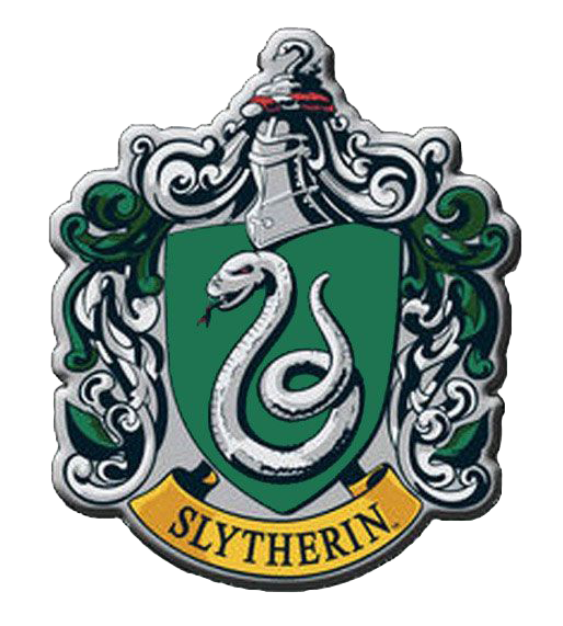 Harry Potter Magnet mit Slytherin Wappen 