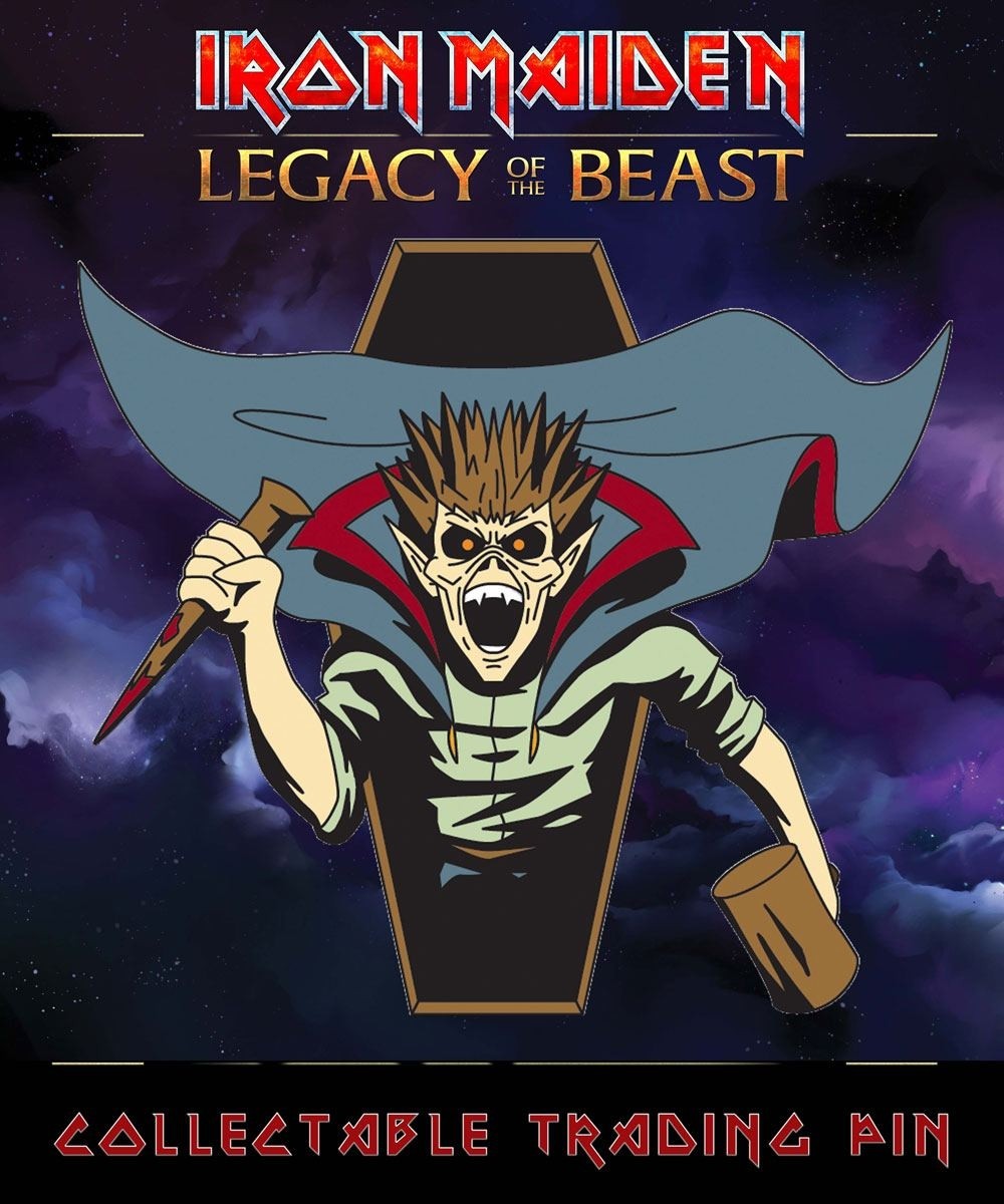 Iron Maiden Legacy of the Beast Sammel-Pin Vampire Hunter Eddie