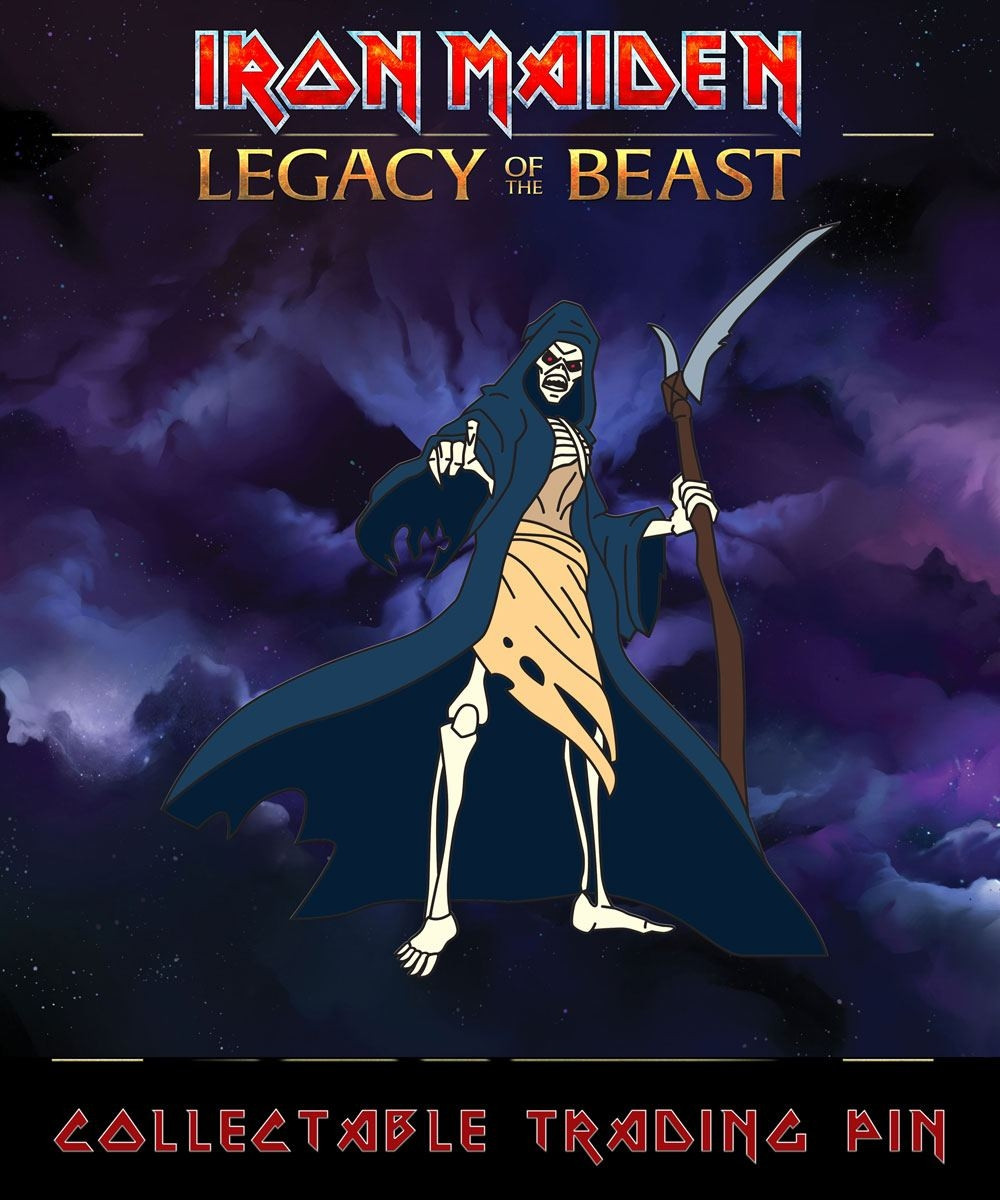 Iron Maiden Legacy of the Beast Sammel-Pin Reaper Eddie