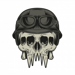 KingPin #14 Emaille „Chimera Skull“