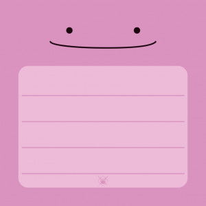 Pink-Monster Post-It Block