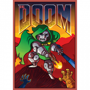 „Fantastic Doom“ Premium-Artprint