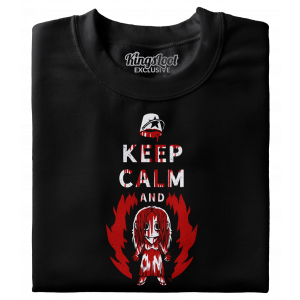 „Keep Calm And Carrie On“ Premium T-Shirt