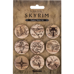 The Elder Scolls V: Skyrim Regions Button-Set