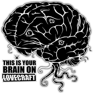 „Lovecraft Brain“ KingsLoot-Sticker